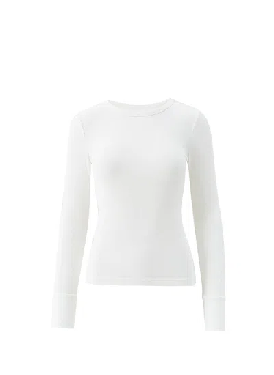 Melissa Odabash Exclusive Charlie White Long Sleeve Top
