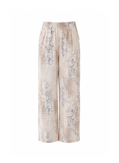 Melissa Odabash Exclusive Olivia Lizard Trousers In Blue