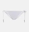 Melissa Odabash Tortola Bikini Bottoms In Silver Metallic