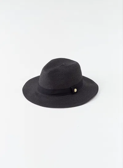 Melissa Odabash Fedora Black/black Hat