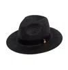 Melissa Odabash Fedora Hat Black In Black