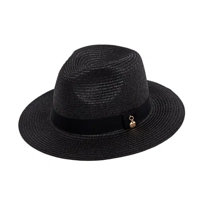 Melissa Odabash Fedora Hat Black