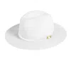 Melissa Odabash Fedora Hat White In White