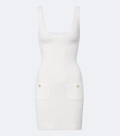 Melissa Odabash Finola Knitted Minidress In Purple