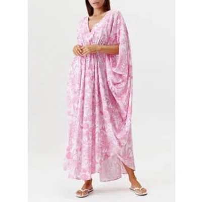 Melissa Odabash Frederica Dress In Exotica In Pink