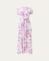 Melissa Odabash Gardenia Lou Belted Maxi Dress In Gardinina