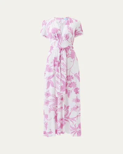 Melissa Odabash Gardenia Lou Belted Maxi Dress In Gardinina