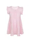 Melissa Odabash Girls Rebekah Blush Dress In Pink
