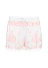 Melissa Odabash Girls Sienna White And Fluro Shorts In White