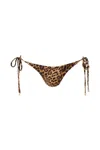 Melissa Odabash Girona Bikini Bottom Cheetah In Black