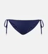 Melissa Odabash Maldives Embellished Bikini Briefs In Blue
