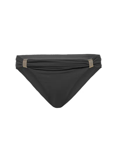 Melissa Odabash Grenada Bikini Bottom Black In Brown