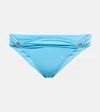 Melissa Odabash Grenada Printed Bikini Bottoms In Aqua
