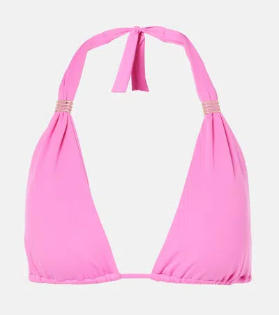 Melissa Odabash Grenada Bikini Top In Pink