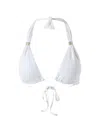 Melissa Odabash Grenada Triangle Bikini Top In White
