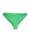 Melissa Odabash Harmburg Ring-embellished Bikini Briefs In Green
