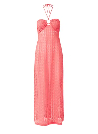 Melissa Odabash Harriet Apricot Dress In Pink