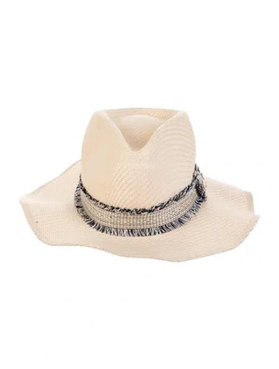 Pre-owned Melissa Odabash Hat In Neutrals