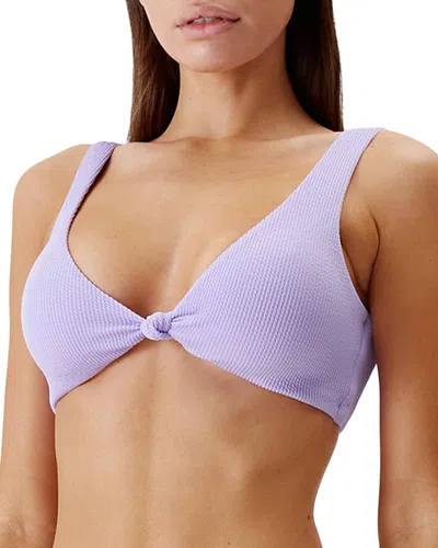 Melissa Odabash Ibiza Bikini Top In Purple
