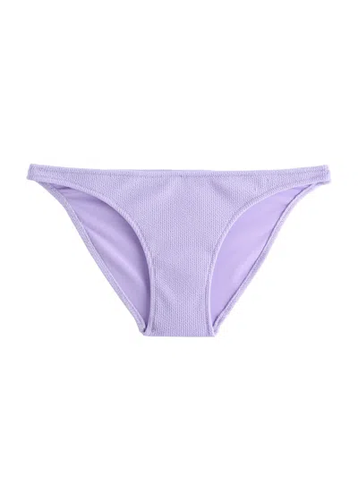 Melissa Odabash Ibiza Ribbed Bikini Briefs In Lilac