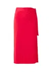 Melissa Odabash Ida Cover Up Skirt Red In Red