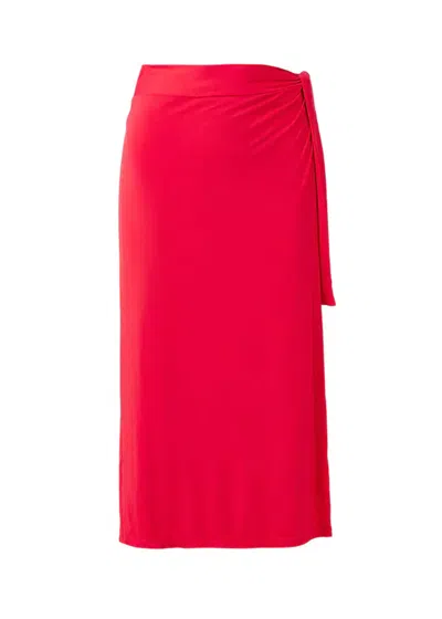 Melissa Odabash Ida Cover Up Skirt Red