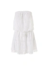 Melissa Odabash Iris Short Dress White In White