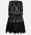 Melissa Odabash Isla Floral Shirred Minidress