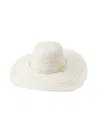 Melissa Odabash Jemima Hat Weave/white In White