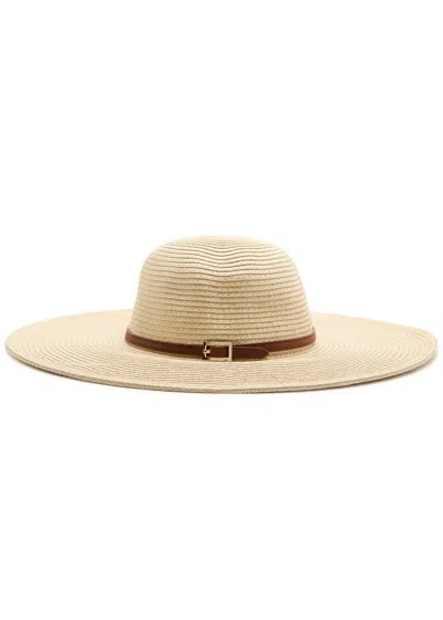 Melissa Odabash Jemima Straw Sun Hat In Beige