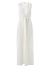 Melissa Odabash Jenny White Long Kaftan In White