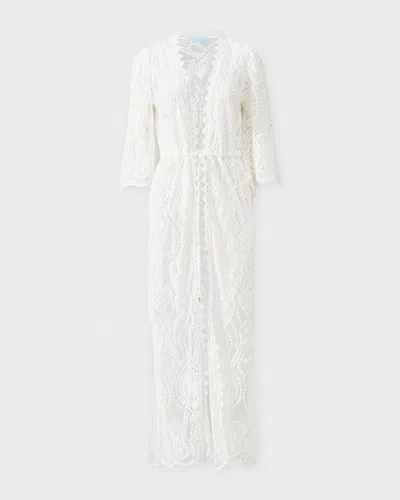 Melissa Odabash Kaftan Nellie In White