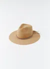 Melissa Odabash Kate Tan Stud Belt Hat In Tan