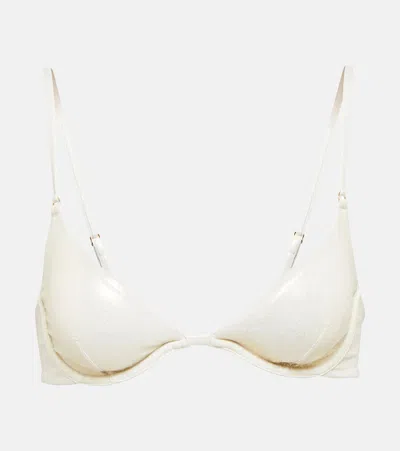 Melissa Odabash Key Largo Bikini Top In Gold