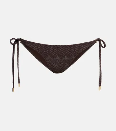 Melissa Odabash Key West Bikini Bottoms In Brown