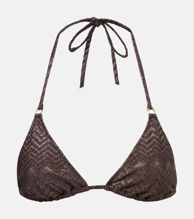 Melissa Odabash Key West Bikini Top In Brown