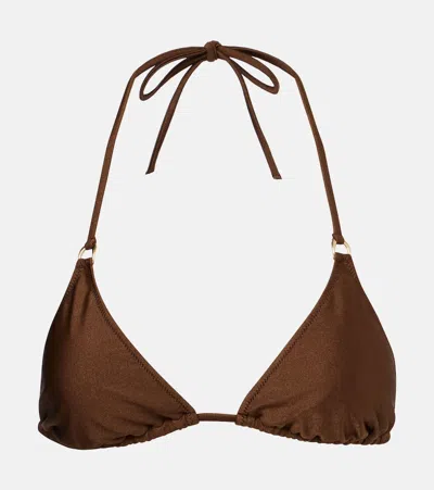 Melissa Odabash Key West Bikini Top In Brown