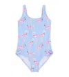 MELISSA ODABASH FLAMINGO PRINT PHOEBE SWIMSUIT (2-14 YEARS)