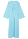 Melissa Odabash Kimberly Fine-knitted Maxi Dress In Blue