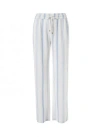 Melissa Odabash Krissy Trousers Blue Stripe In Gray