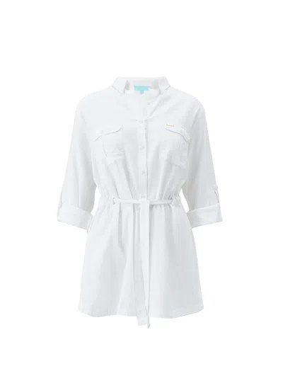 Melissa Odabash Lacey White Dress
