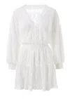 Melissa Odabash Lara White Short Kaftan In White
