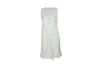 Melissa Odabash Layla Lace-up Embroidered Mini Dress In White Cotton In White