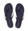 Melissa Odabash Leather Flip Flops For Women In Blue