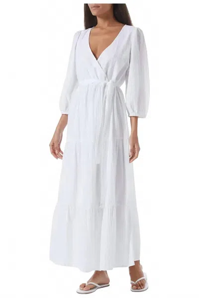 Melissa Odabash Libby Maxi Sundress In White