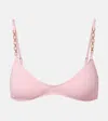 Melissa Odabash Lima Bikini Top In Pink