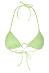 Melissa Odabash Lime Green Triangle Bikini Top In Green