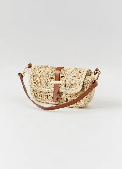 Melissa Odabash Lipari Beige Bag In Brown