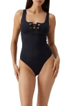 Melissa Odabash London One-piece Swimsuit In Black