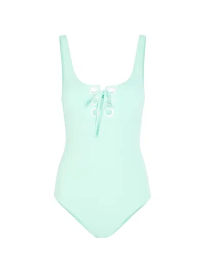 Melissa Odabash London Scoop-neck Swimsuit In Green